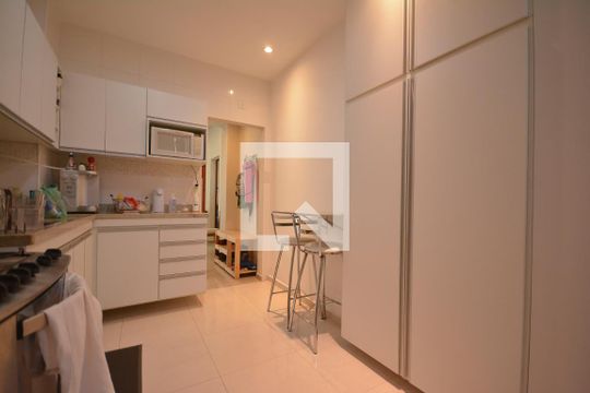 Cozinha de apartamento para alugar com 3 quartos, 96m² em Flamengo, Rio de Janeiro