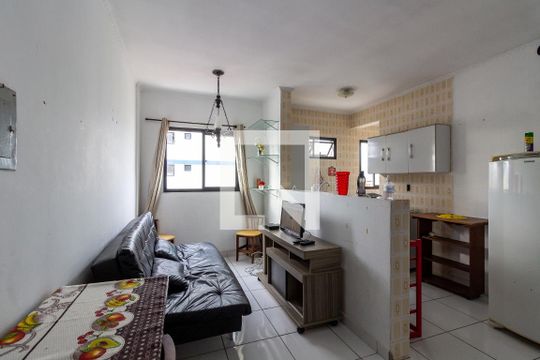 Apartamento para alugar com 1 quarto, 25m² em Nova Mirim, Praia Grande