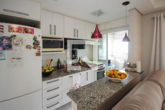 Cozinha de apartamento à venda com 2 quartos, 58m² em Vila Prudente, São Paulo