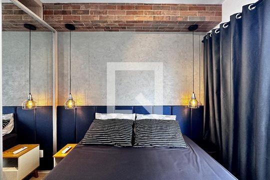 Suíte de apartamento para alugar com 1 quarto, 27m² em Vila Nova Conceição, São Paulo