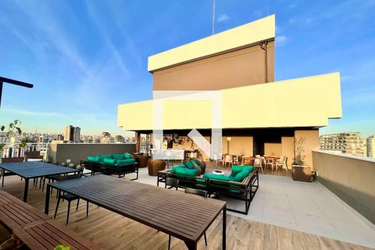 Área Comum de apartamento para alugar com 1 quarto, 27m² em Vila Nova Conceição, São Paulo