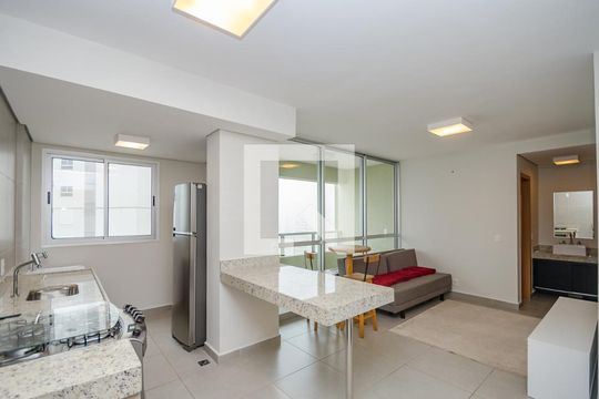 Apartamento à venda com 1 quarto, 50m² em Vila da Serra, Nova Lima
