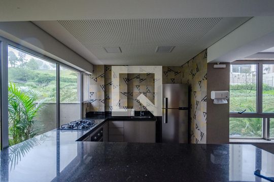 Salão de Festas de apartamento à venda com 1 quarto, 50m² em Vila da Serra, Nova Lima