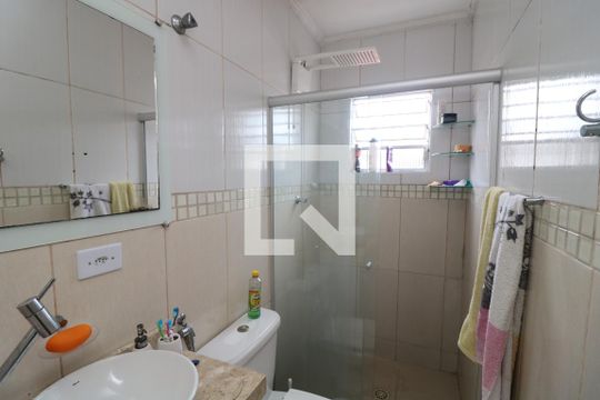 Banheiro da Suíte de casa para alugar com 3 quartos, 34m² em Vila Cruzeiro, São Paulo