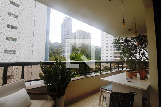 Varanda da Sala de apartamento à venda com 3 quartos, 165m² em Vila Suzana, São Paulo