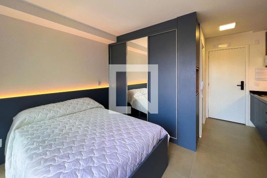 Studio de kitnet/studio para alugar com 1 quarto, 25m² em Indianópolis, São Paulo