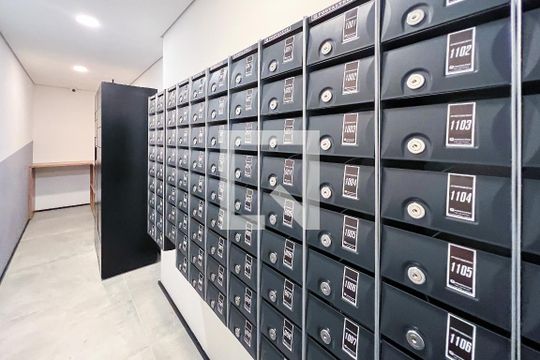 Área comum - Locker de kitnet/studio para alugar com 1 quarto, 25m² em Indianópolis, São Paulo
