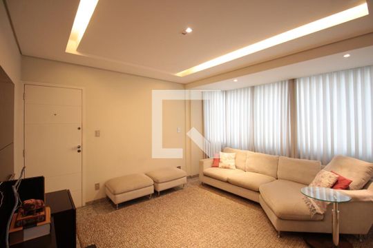 Sala de apartamento à venda com 3 quartos, 100m² em Castelo, Belo Horizonte