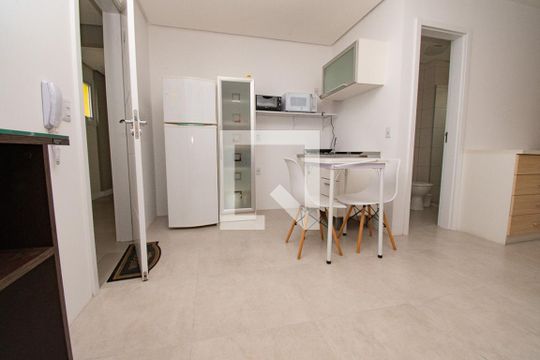 cozinha de kitnet/studio à venda com 1 quarto, 27m² em Pátria Nova, Novo Hamburgo