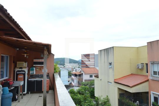 Espaço Gourmet vista de apartamento à venda com 3 quartos, 160m² em Taquara, Rio de Janeiro