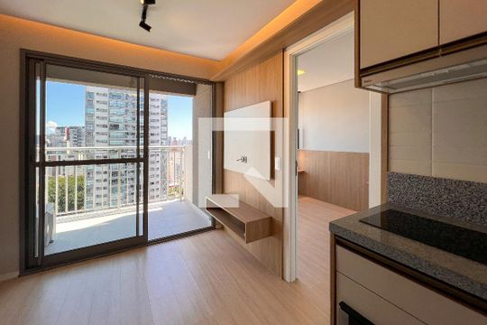 Sala de apartamento à venda com 1 quarto, 26m² em Vila Nova Conceição, São Paulo