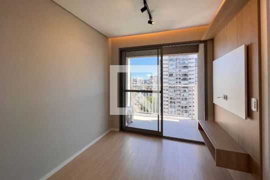 Sala de apartamento à venda com 1 quarto, 26m² em Vila Nova Conceição, São Paulo