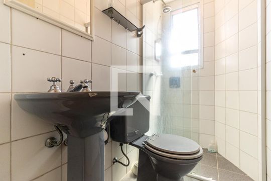Banheiro de kitnet/studio à venda com 1 quarto, 31m² em Campos Elíseos, São Paulo
