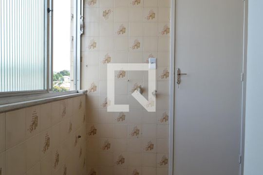 Área de Serviço de apartamento à venda com 3 quartos, 80m² em Taquara, Rio de Janeiro
