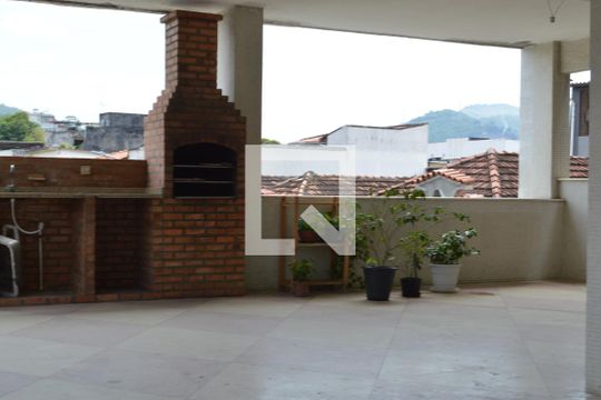 Área comum - Churrasqueira de apartamento à venda com 3 quartos, 80m² em Taquara, Rio de Janeiro