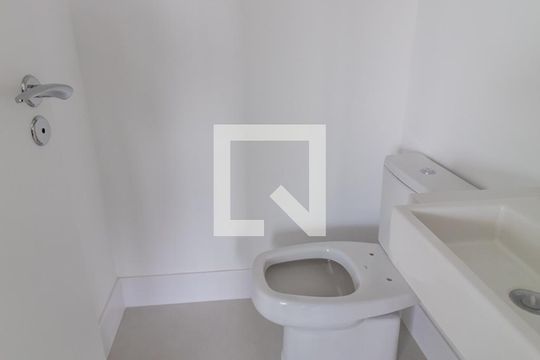 Lavabo de apartamento para alugar com 1 quarto, 56m² em Morumbi, São Paulo