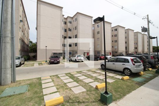 Fachada do bloco de apartamento para alugar com 2 quartos, 42m² em Rio Branco, Canoas