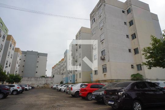 Fachada do bloco de apartamento à venda com 2 quartos, 42m² em Rubem Berta, Porto Alegre