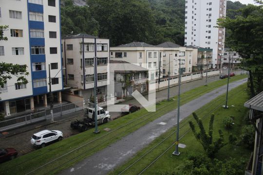 Vista de kitnet/studio para alugar com 1 quarto, 28m² em Itararé, São Vicente