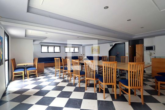 Área comum - Salão de festas de apartamento à venda com 3 quartos, 90m² em Jardim, Santo André