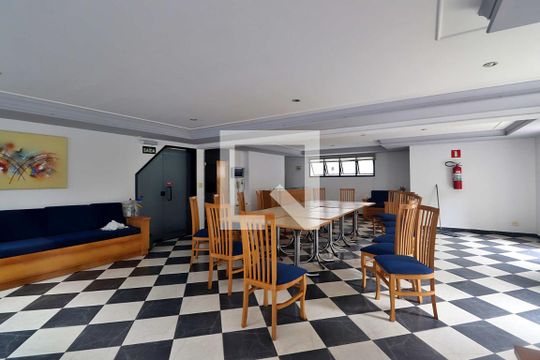 Área comum - Salão de festas de apartamento à venda com 3 quartos, 90m² em Jardim, Santo André