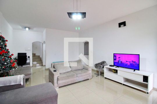Sala de casa à venda com 3 quartos, 168m² em Jardim das Maravilhas, Santo André