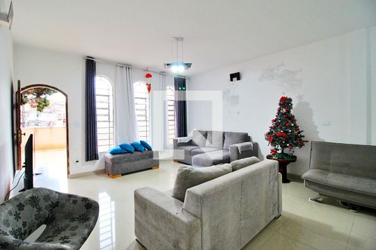 Sala de casa à venda com 3 quartos, 168m² em Jardim das Maravilhas, Santo André