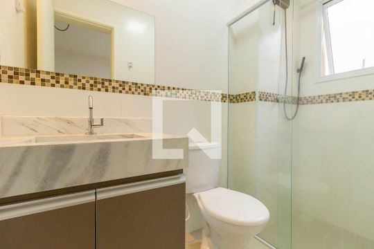 Banheiro de kitnet/studio à venda com 1 quarto, 25m² em Jardim da Glória, São Paulo