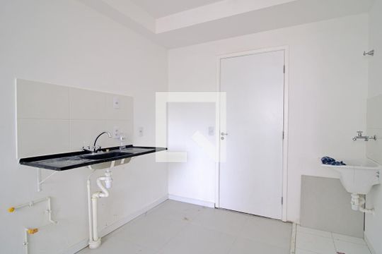 Sala/Cozinha de apartamento para alugar com 1 quarto, 24m² em Vila Nova das Belezas, São Paulo