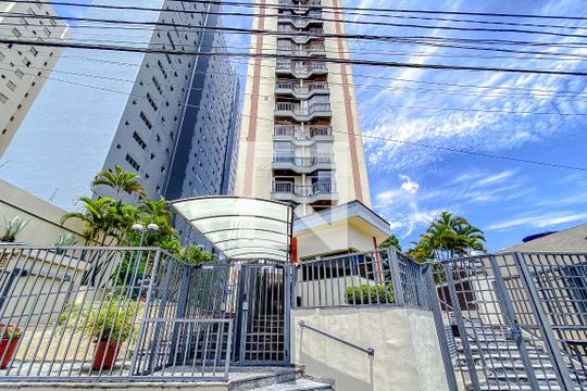 Fachada de apartamento à venda com 3 quartos, 74m² em Vila Bertioga, São Paulo