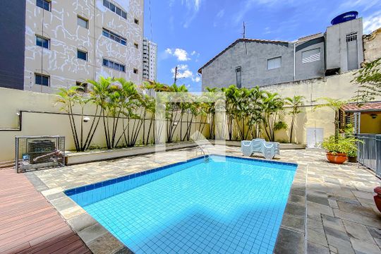 Área comum - Piscina de apartamento à venda com 3 quartos, 74m² em Vila Bertioga, São Paulo