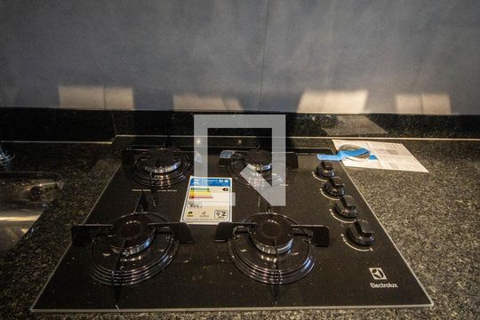 Detalhe da cozinha de apartamento para alugar com 1 quarto, 53m² em Alto da Boa Vista, Ribeirão Preto