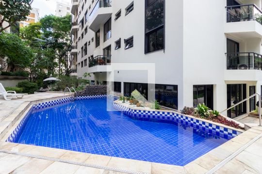 Piscina de apartamento para alugar com 2 quartos, 80m² em Itaim Bibi, São Paulo