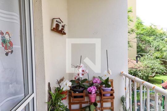 Sacada da Sala de apartamento para alugar com 2 quartos, 52m² em Parque Reboucas, São Paulo