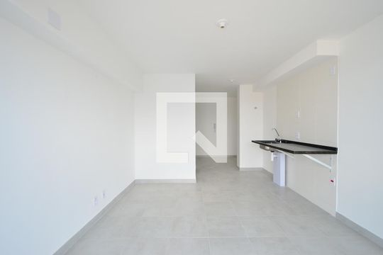 Sala/Cozinha de kitnet/studio para alugar com 1 quarto, 28m² em Vila Clementino, São Paulo