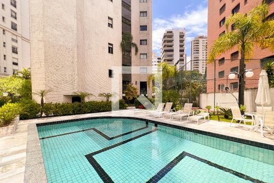 Área comum - Piscina de apartamento à venda com 4 quartos, 357m² em Indianópolis, São Paulo