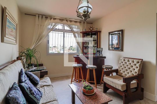 Sala de Estar  de apartamento à venda com 4 quartos, 142m² em São Geraldo, Belo Horizonte