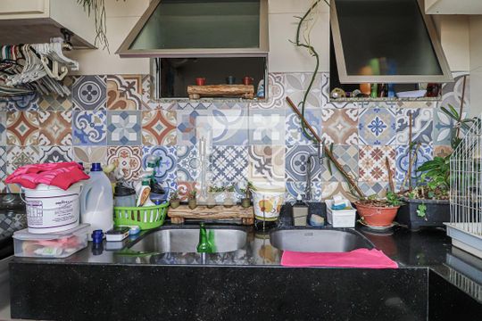 Área de Serviço  de apartamento à venda com 4 quartos, 142m² em São Geraldo, Belo Horizonte