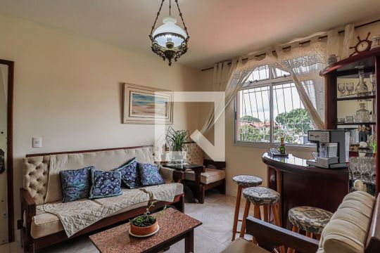 Sala de Estar  de apartamento à venda com 4 quartos, 142m² em São Geraldo, Belo Horizonte