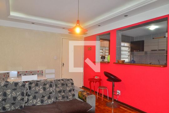 Sala de apartamento à venda com 2 quartos, 62m² em Marechal Rondon, Canoas