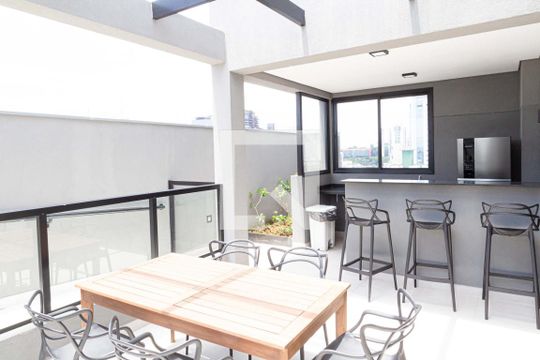 Área comum - Rooftop de kitnet/studio à venda com 1 quarto, 35m² em Bela Vista, São Paulo