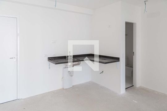 Cozinha de kitnet/studio à venda com 1 quarto, 35m² em Bela Vista, São Paulo
