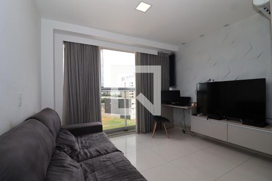 Sala de apartamento para alugar com 1 quarto, 40m² em Sul (águas Claras), Brasília