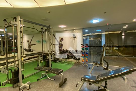 Área comum - Academia de apartamento para alugar com 1 quarto, 40m² em Sul (águas Claras), Brasília