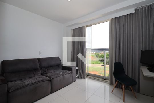 Sala de apartamento para alugar com 1 quarto, 40m² em Sul (águas Claras), Brasília