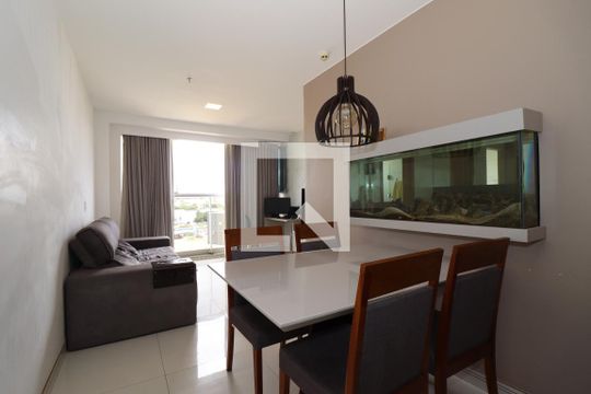 Sala de apartamento para alugar com 1 quarto, 40m² em Sul (águas Claras), Brasília