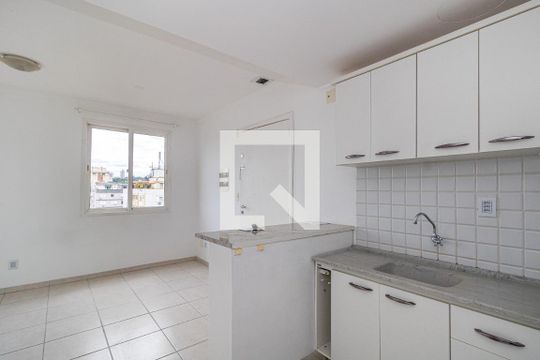 Cozinha de apartamento à venda com 1 quarto, 33m² em Jardim Botânico, Porto Alegre