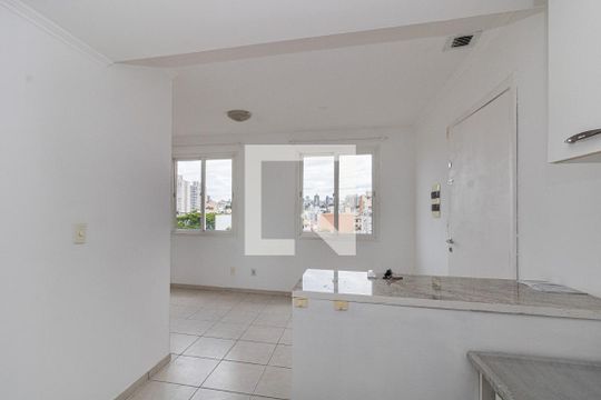 Cozinha de apartamento à venda com 1 quarto, 33m² em Jardim Botânico, Porto Alegre