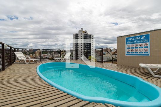 Área comum - Piscina de apartamento à venda com 1 quarto, 33m² em Jardim Botânico, Porto Alegre