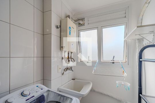 Cozinha e Área de Serviço de apartamento à venda com 2 quartos, 52m² em Partenon, Porto Alegre